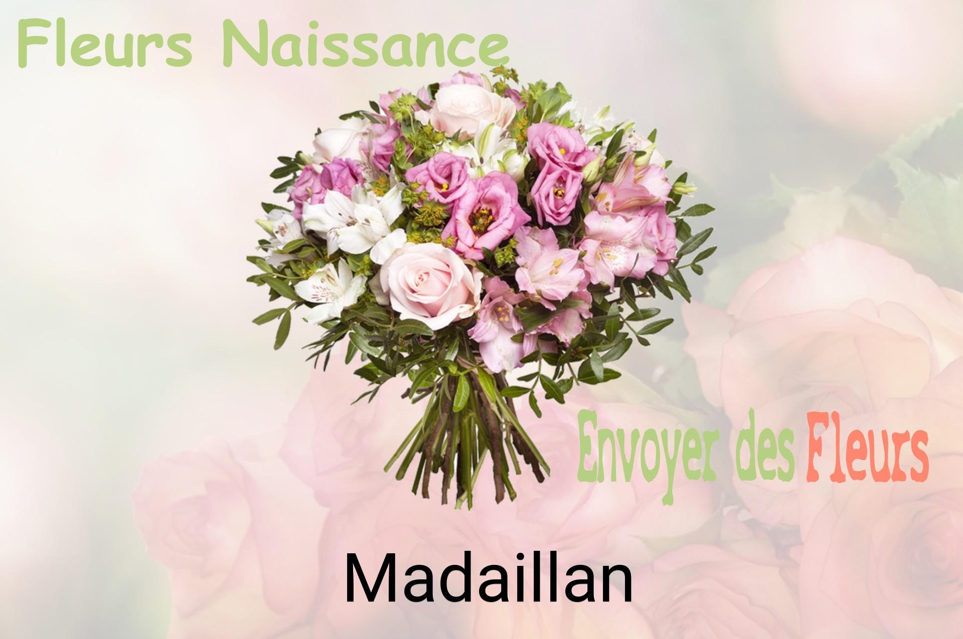 Bouquet de fleurs de naissance livré à Madaillan